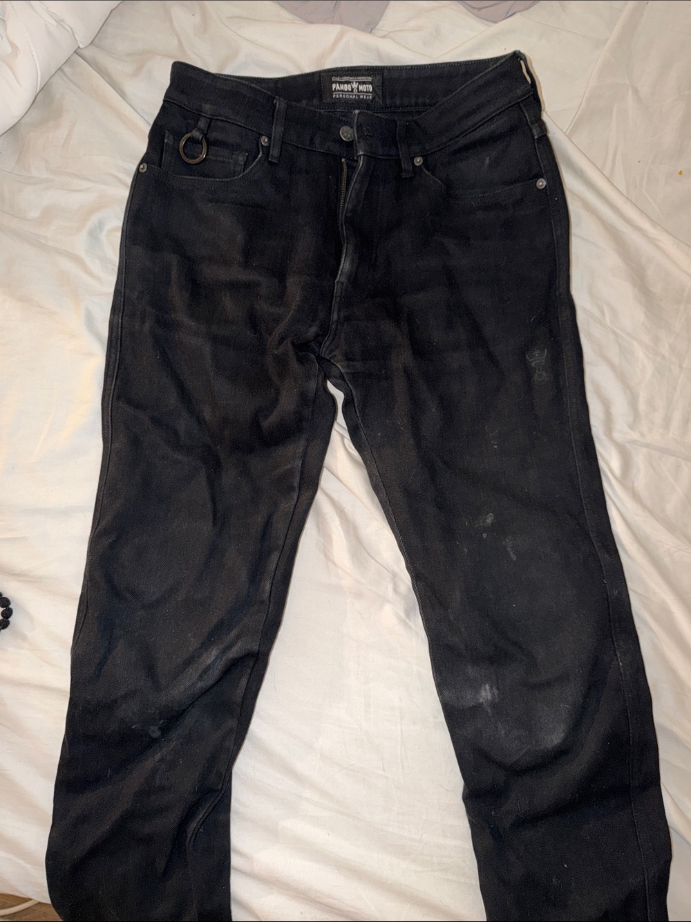 Black Women’s Pandomoto - motorcycle Jeans